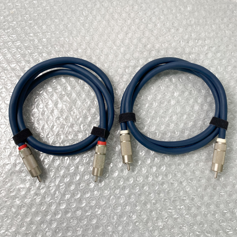 ①【導通確認済み】Accuphase アキュフェーズ RCAケーブル 1ｍ ペア (送料全国一律２３０円)