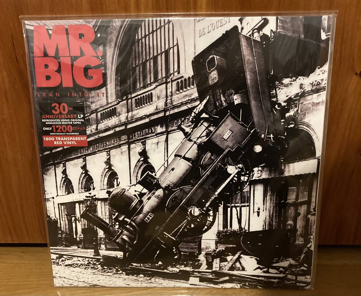 Mr. Big Lean Into It 30th Anniversary 180g transparent red Vinyl