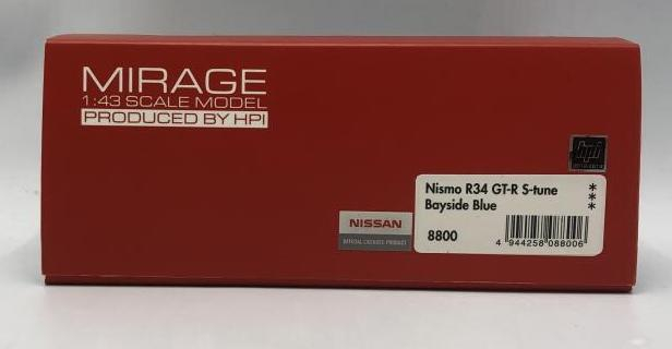 中古】HPI エイチピーアイ1／43 Nismo R34 GT－R S