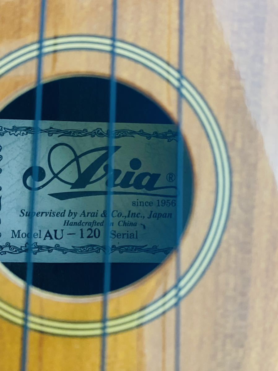 ★美品★美Aria★アリア　ウクレレ　AU-120 ハードケース付