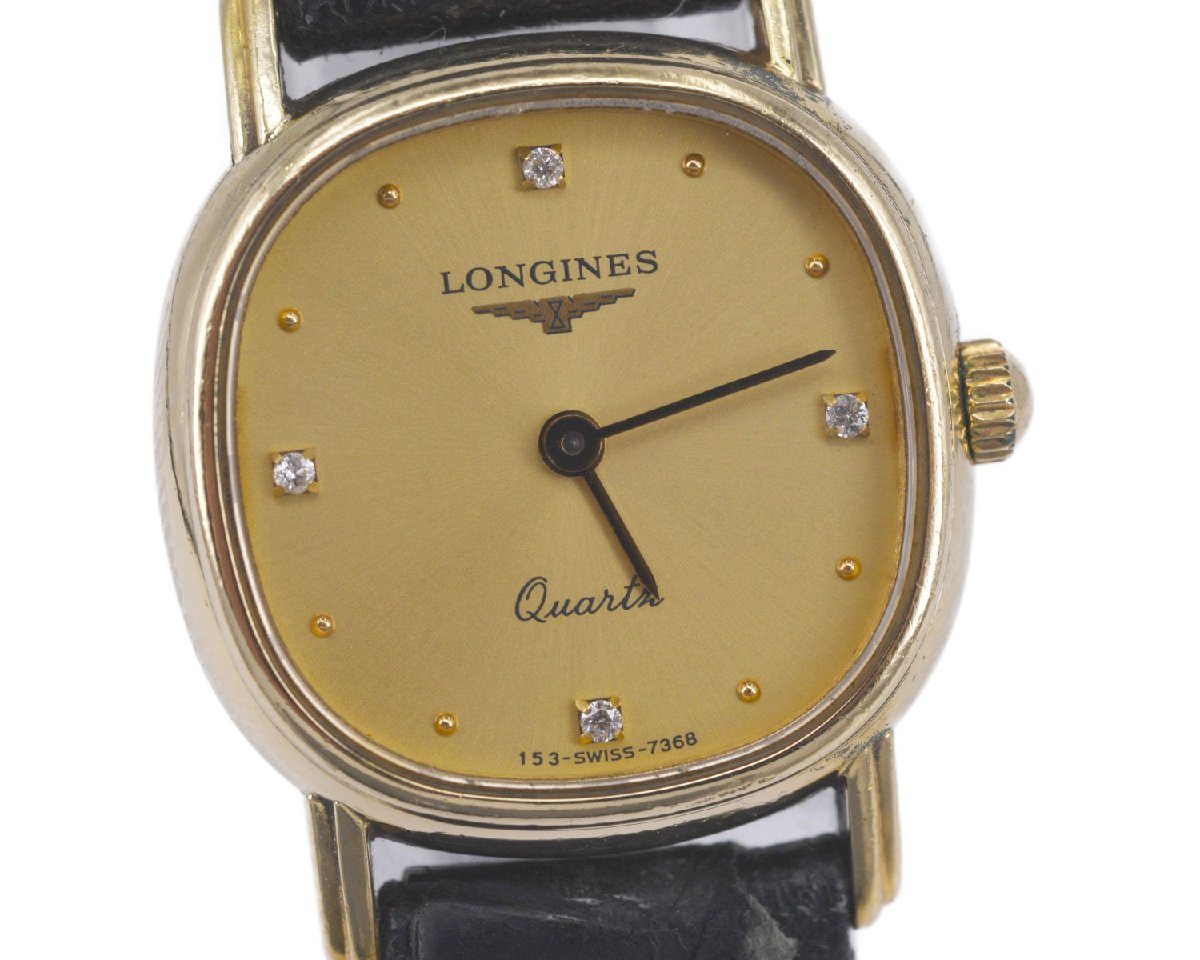 中古品] 稼働品【LONGINES】ロンジン レディース K18無垢 750YG