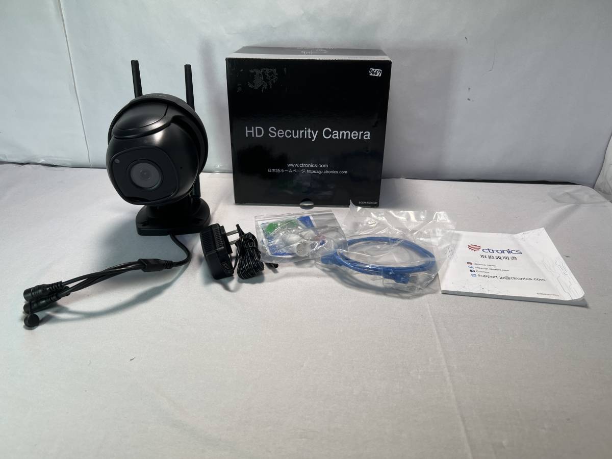 Ctronics 防犯カメラ 屋外 ワイヤレス5Gwifi 金属製 Ctronics 防犯