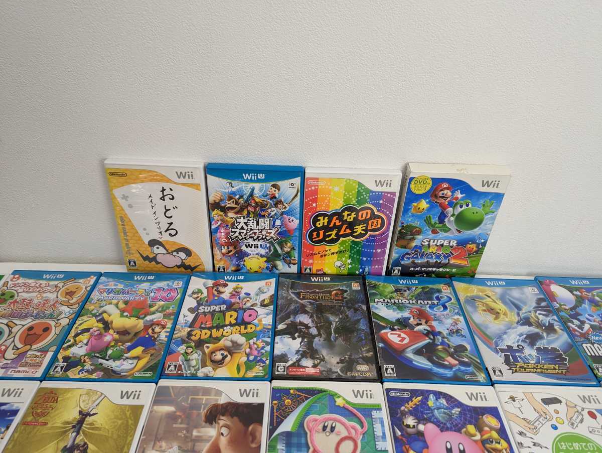 40本セット Wii WiiU マリオパーティー 太鼓の達人 スマブラ みんなの 