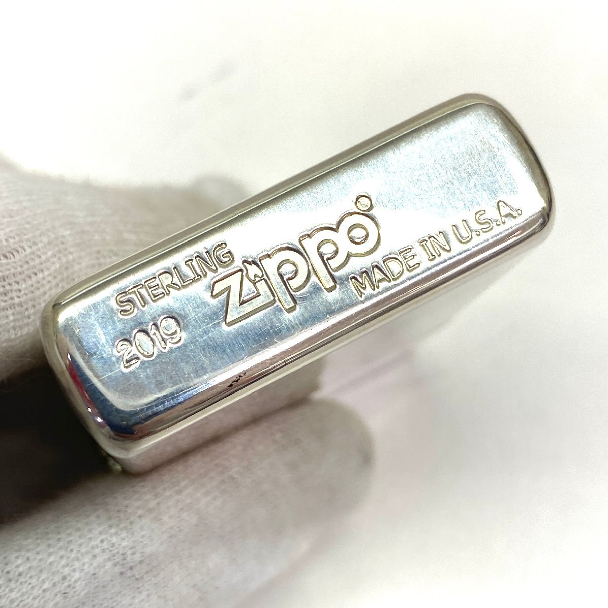 未使用品】ジッポ/ZIPPO スターリングシルバー 純銀 ＃15 2019 レア 