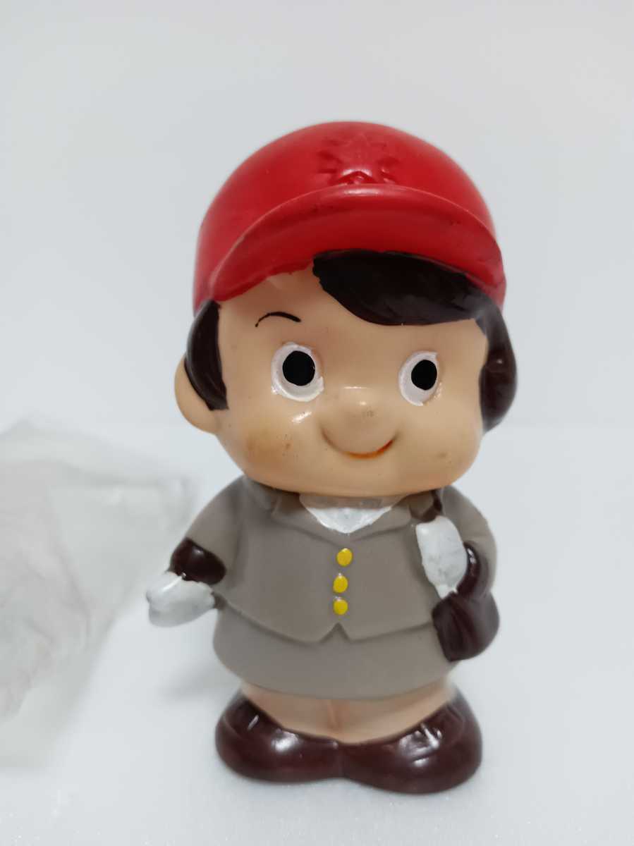 ⑨約9cm 第一銀行 スターちゃん ソフビ 貯金箱/昭和レトロ