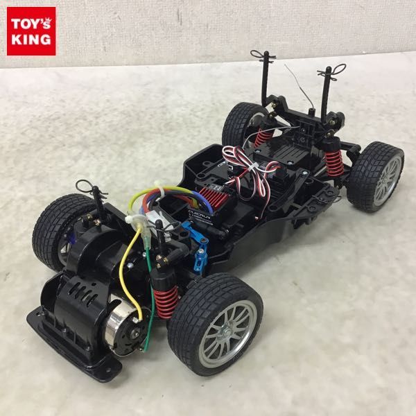1円〜 ジャンク 電動RC ラジコン シャーシ、フタバ 受信機 R202GF 等