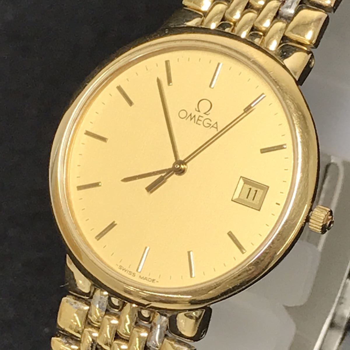 オメガ デビル OMEGA プレステージ 腕時計 自動巻き 39.5mm ブランド 