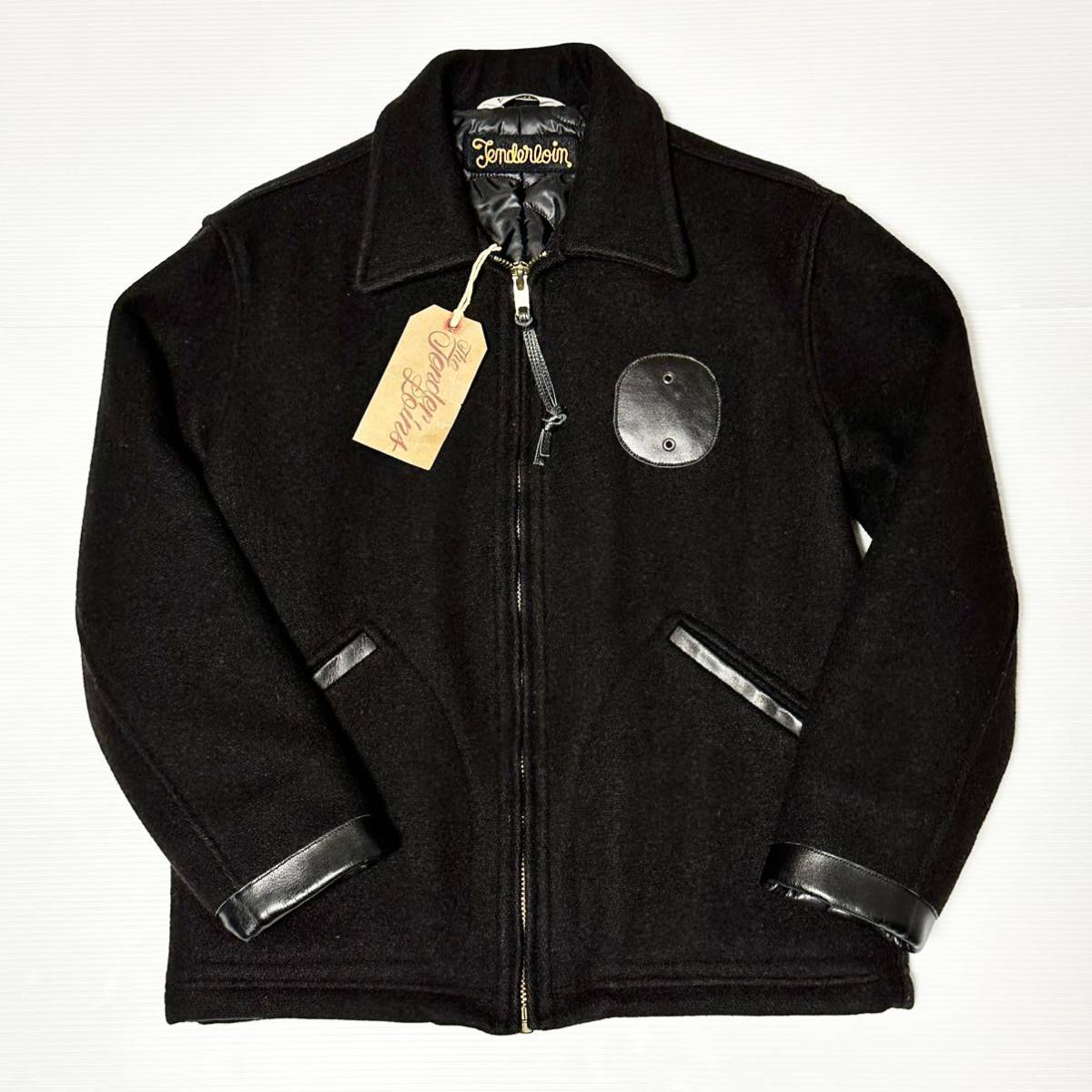 ★早いもの勝ち！！ TENDERLOIN tenderloin テンダーロイン てんだーろいん T-POLICEMAN ポリスマン ジャケット LEATHER BLACK ブラック M