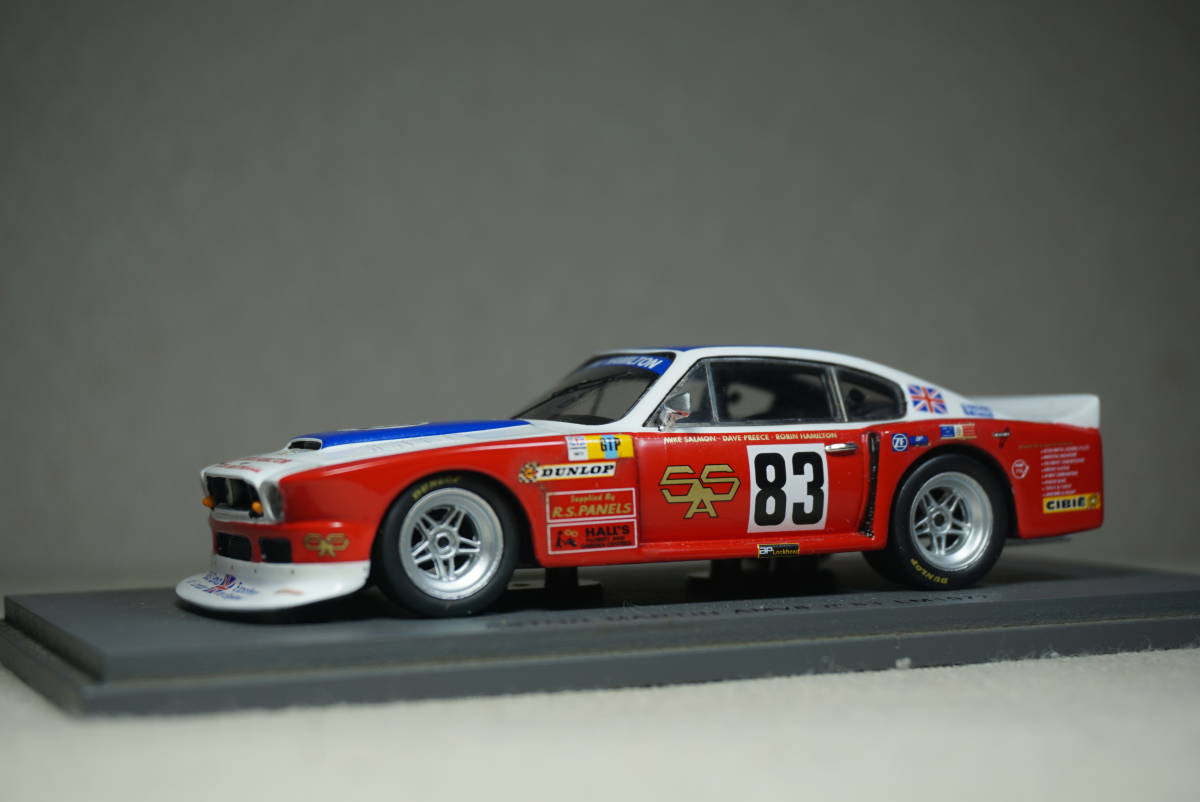 スパーク アストンマーティン AMV8 1977 ル・マン24時間 #83 1/43 ルマン spark Aston Martin AMV8 #83 1977 Le Mans 24h 17th