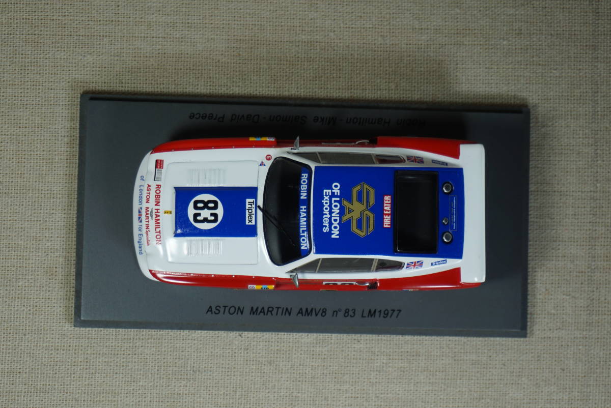1/43 ルマン spark Aston Martin AMV8 #83 1977 Le Mans 24h 17th