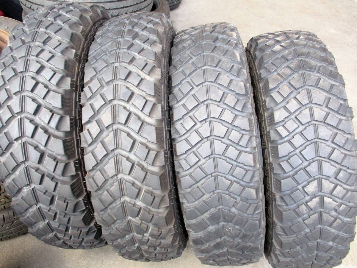 215/85R16 114/112L LT 4本セット ヨコハマ ジオランダー M/T+ 中古 国産 YOKOHAMA GEORANDAR オフロード ランクル ジムニー
