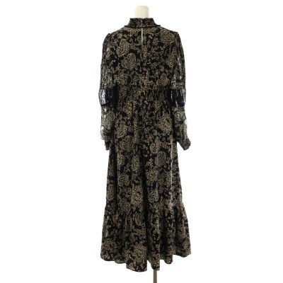 Herlipto Winter Floral Long-sleeve Dress Her lip to herlipto