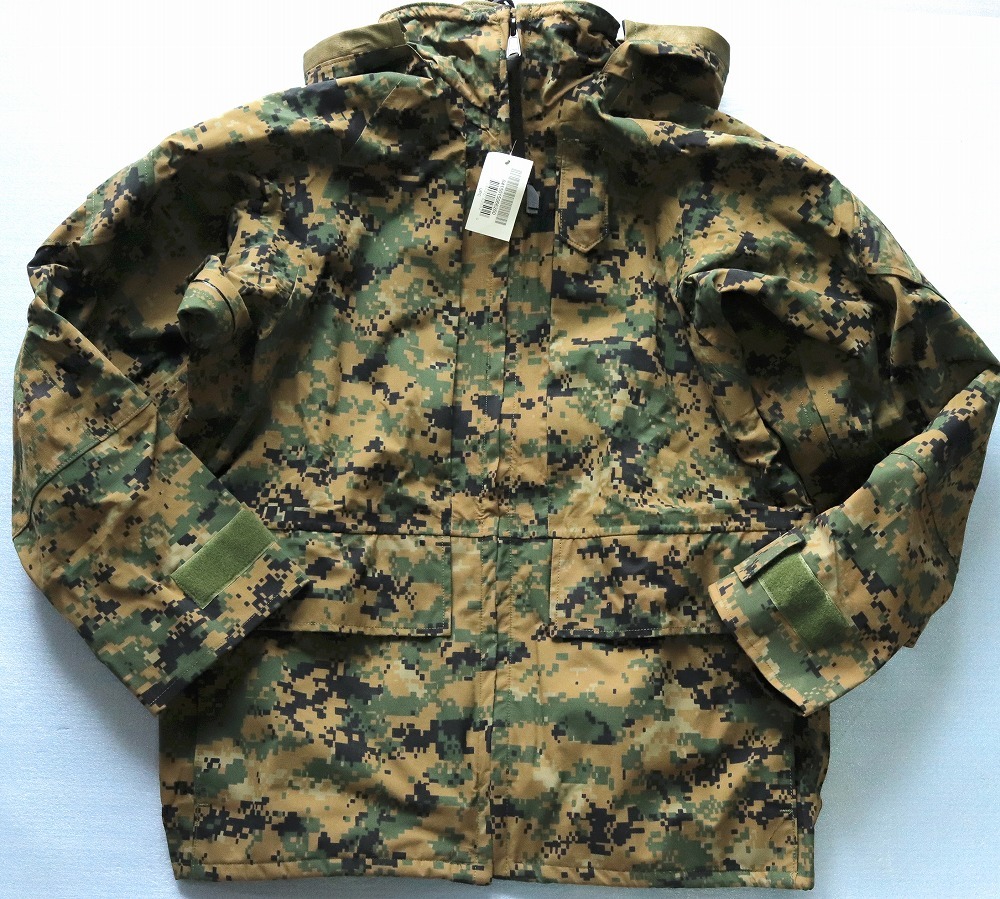 ☆米軍実物USMC APECS ウッドランドマーパットゴアテックスジャケットS 