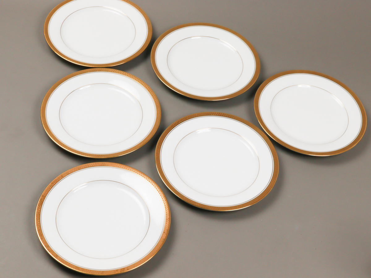 ノリタケ ゴールドリッジ 23cmプレート 5枚セット 5480s 金彩