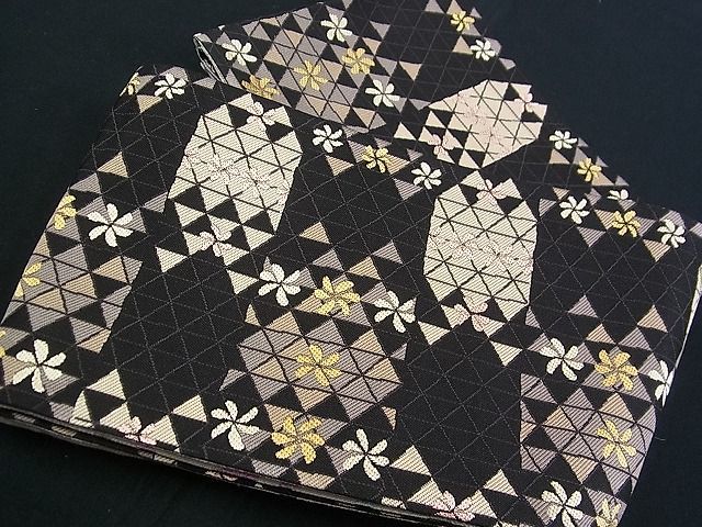 レディース 【美品】着物 帯 袋帯 正絹 刺繍 緑 金 鳳凰 鳥 華 高級 上質