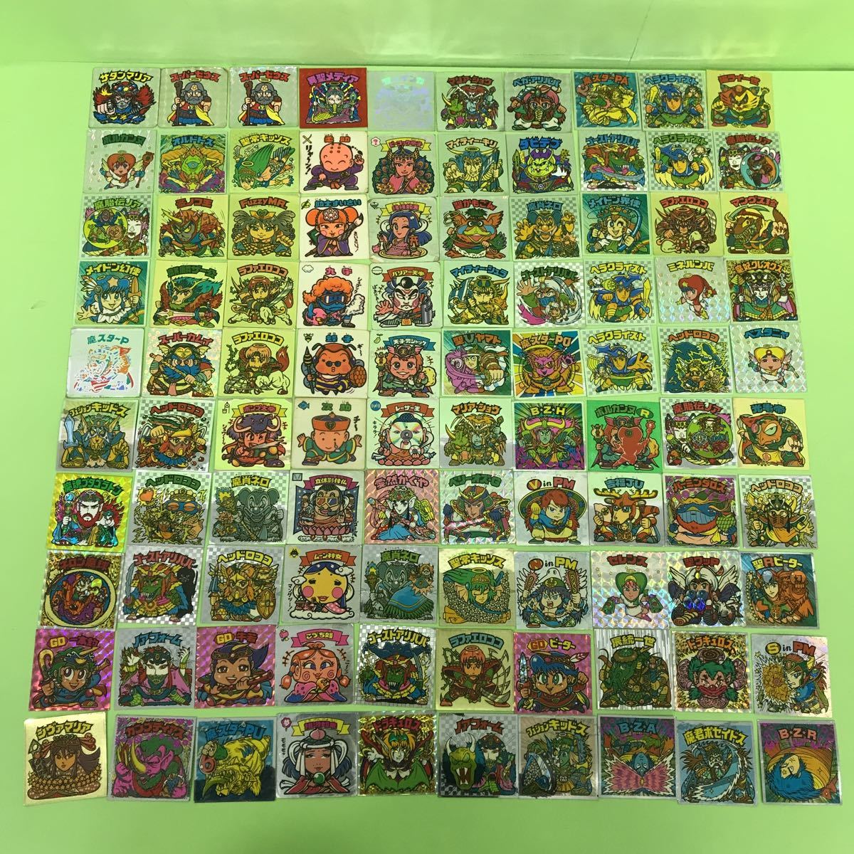 ⑦ ロッテ ビックリマンシール 悪魔VS天使シール 計100枚 まとめ売り