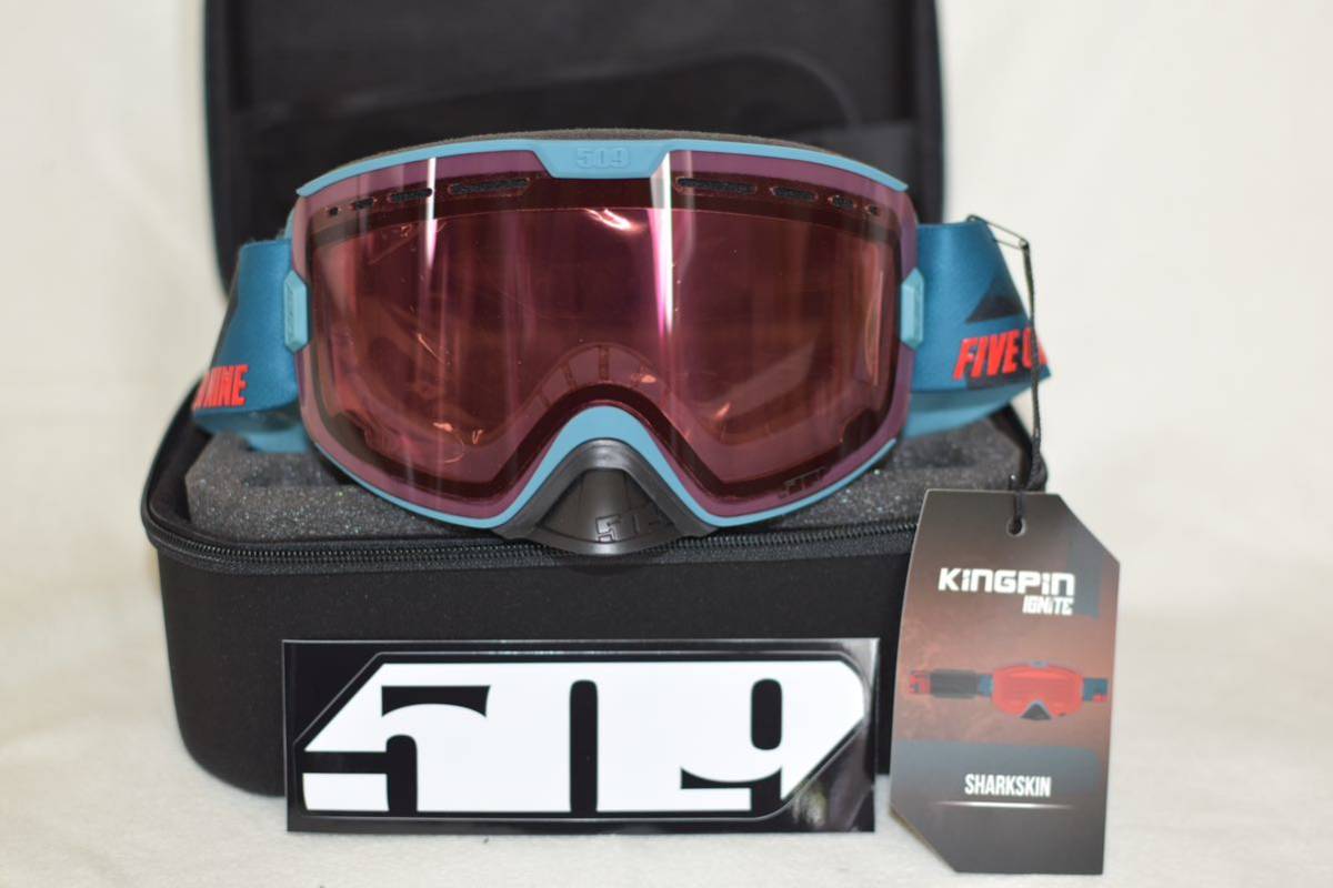 509 曇らないレンズ KINGPIN IGNITE GOGGLE シャークスキン ヒート 