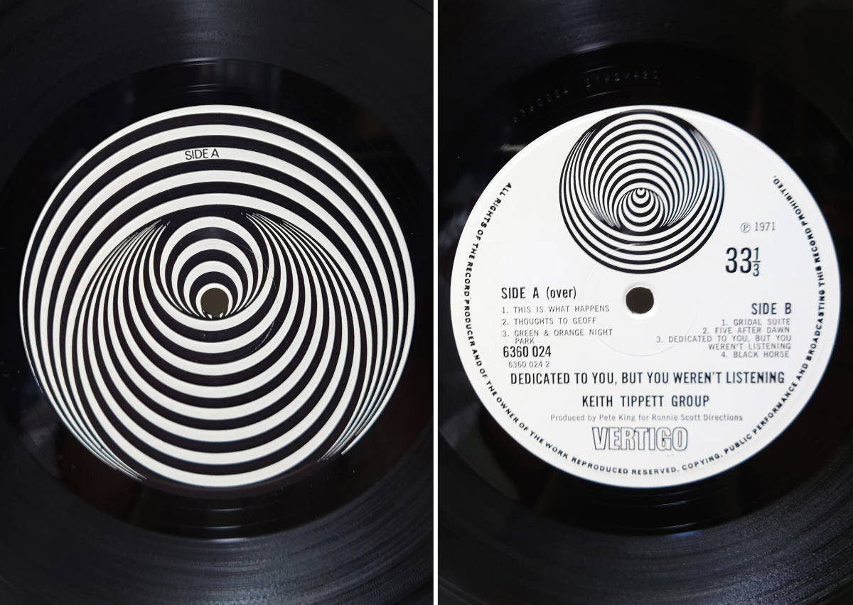 ☆激レア美品 ☆1971年 UK Vertigo Orig「The Keith Tippett Group 