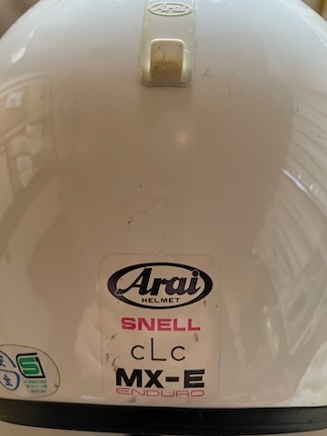 中古品］ Arai HELMET SNELL CLC MX-E ENDURO 58.59cm(Mサイズ)｜売買