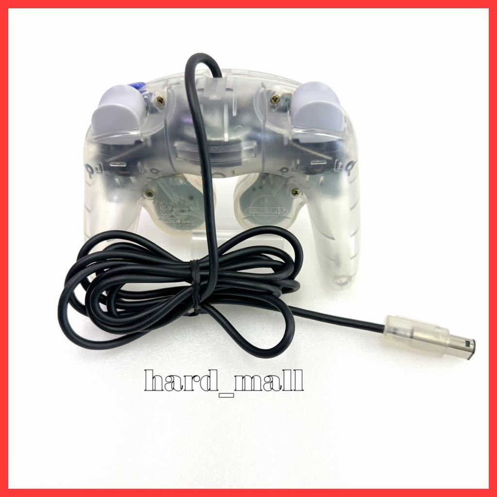 【美品】純正品　ニンテンドー　ゲームキューブ　コントローラー　DOL-003　クリア　スケルトン　Nintendo GameCube Controller GC　(S-04) ゲームキューブ スマブラブラック ニンテンドー