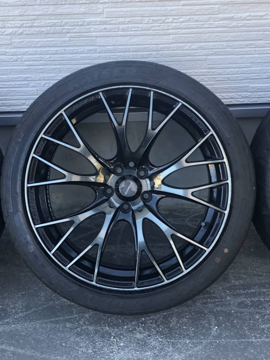 お買い得，安い ★weds sports SA-20R★PCD100★7.5J +45 2本★8.5J +45 2本★235/40-18 4本★ウェッズスポーツ★プリウス30等★