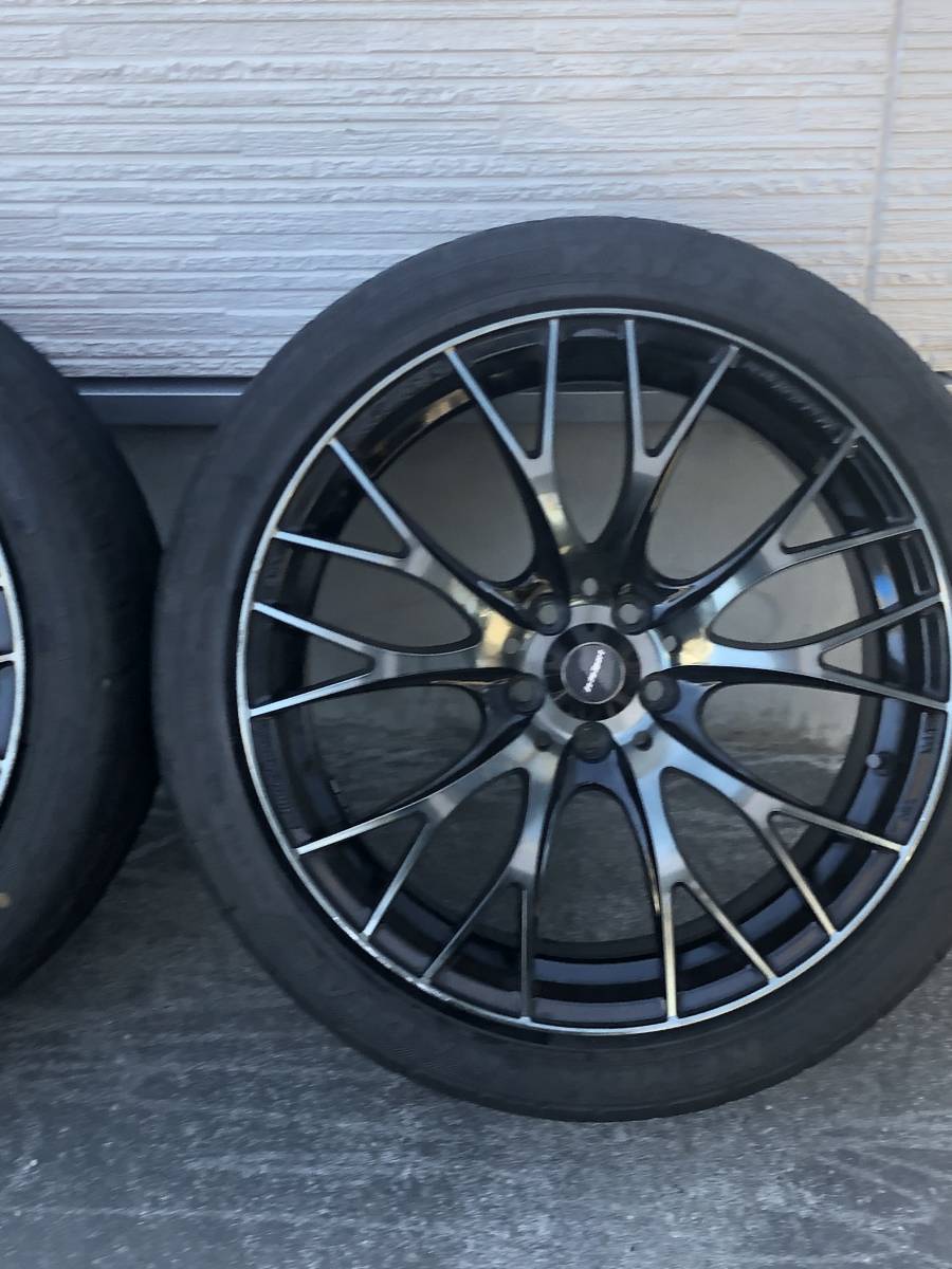 お買い得，安い ★weds sports SA-20R★PCD100★7.5J +45 2本★8.5J +45 2本★235/40-18 4本★ウェッズスポーツ★プリウス30等★