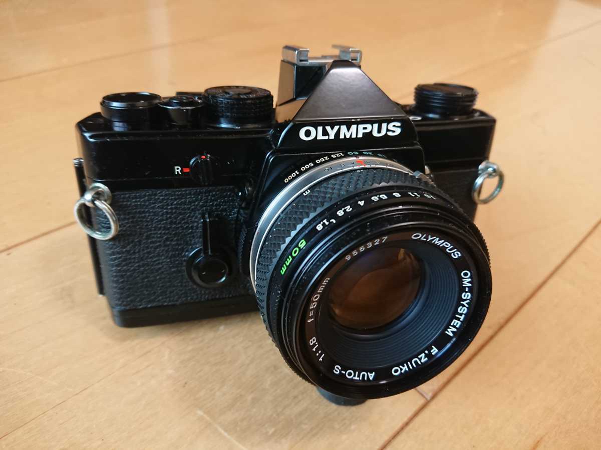 OM-1 50mm f1.8 プリズム腐食なし ブラックボディ MD対応 オリンパス