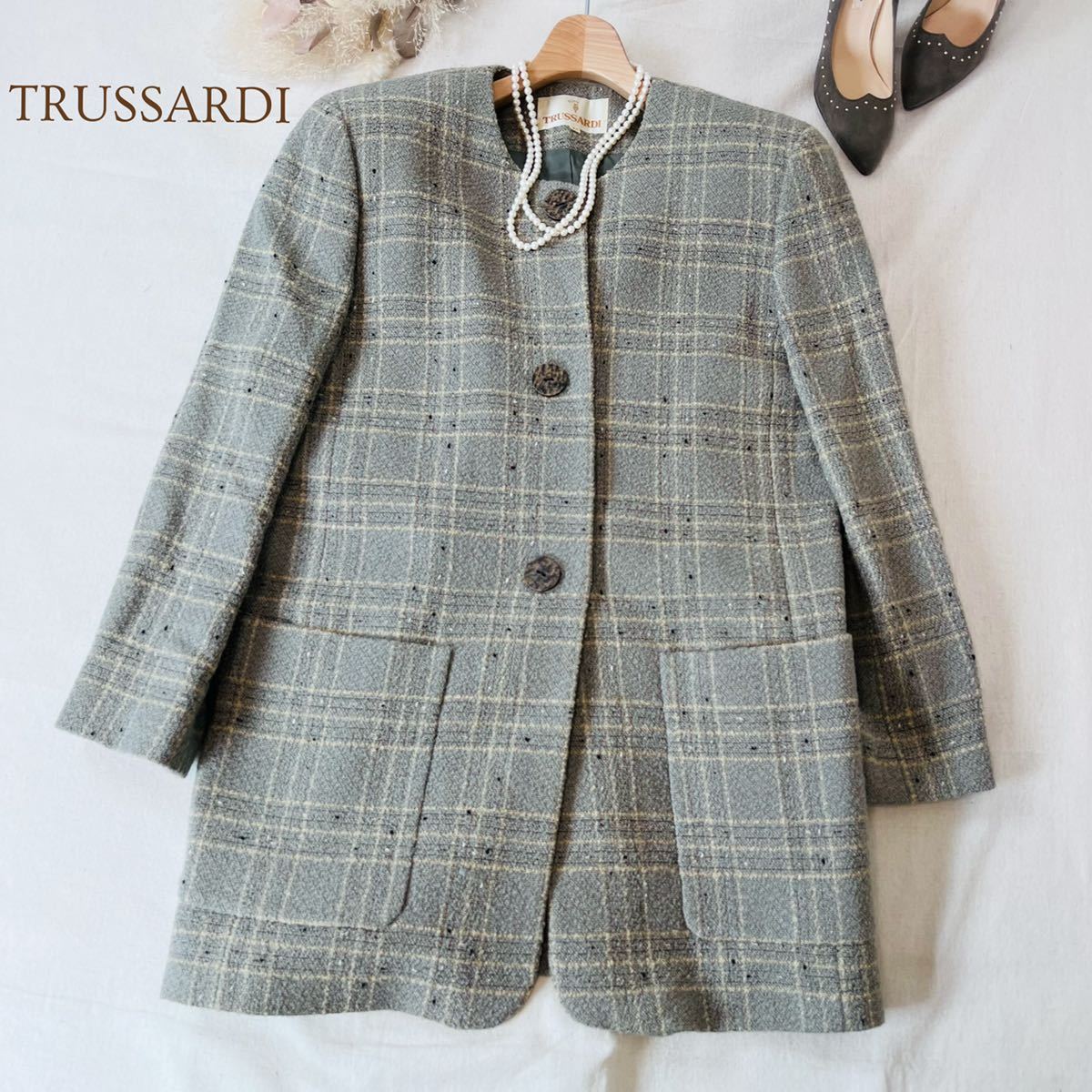 トラサルディ ビンテージコート （TRUSSARDI トラサルディー