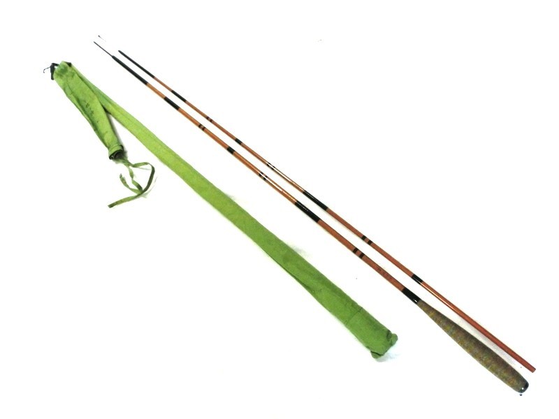 1000円スタート ヘラ竿 二代目 枯法師 十 4本継 口栓/布袋