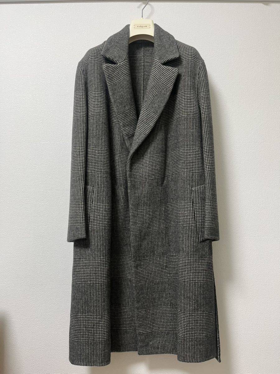 極美品 CARUSO カルーゾ ベルテッドラップコート 44 Mr.BEAMS掲載 