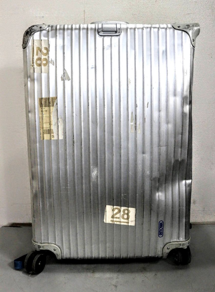 Rimowa（リモワ）キャリーバッグ　スーツケース　ダイヤルロック式　約：W53×H79.5×D26cm（内径W51×H75.7×D11.5cm）　X15Y798