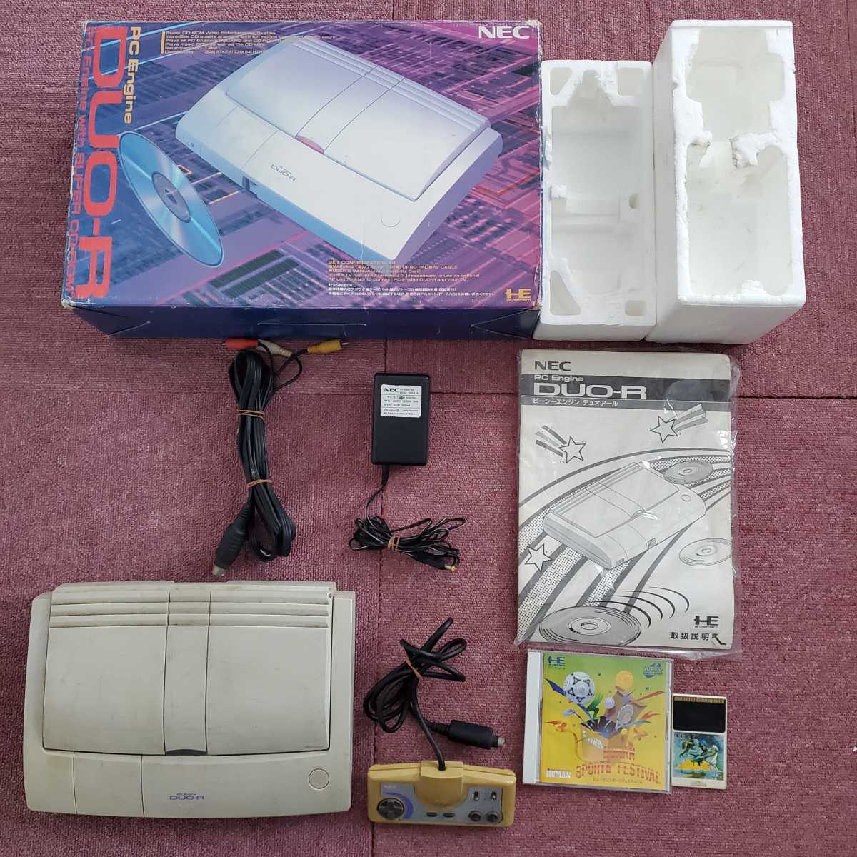 PCエンジン pcエンジン DUO-R 本体一式 動作確認済み DUO-R 本体 PC ENGINE