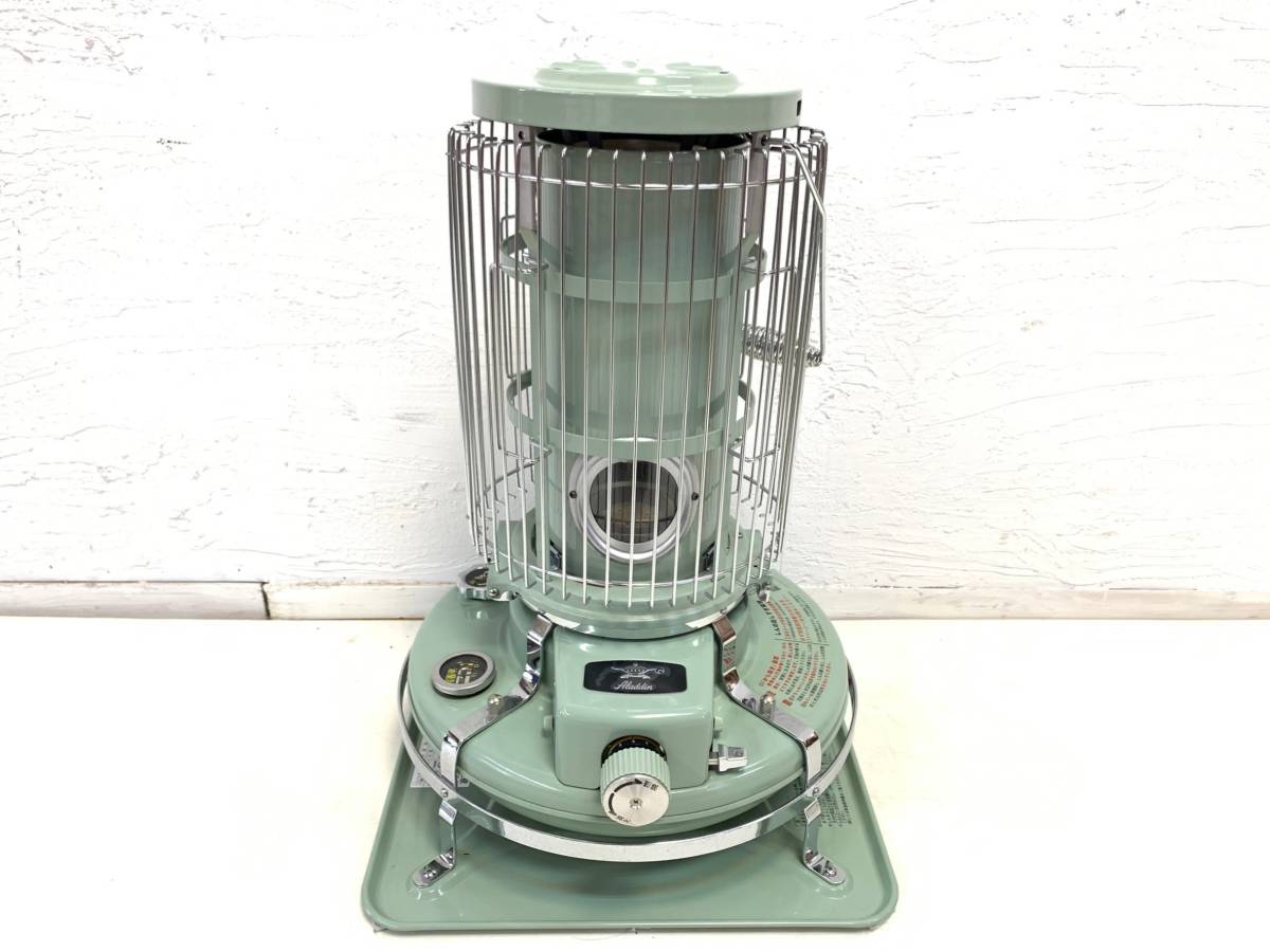 Aladdin アラジン BF3907 ブルーフレームヒーター 39型 自然通気形開放式石油ストーブ グリーンカラー 2014年製 替え芯付き
