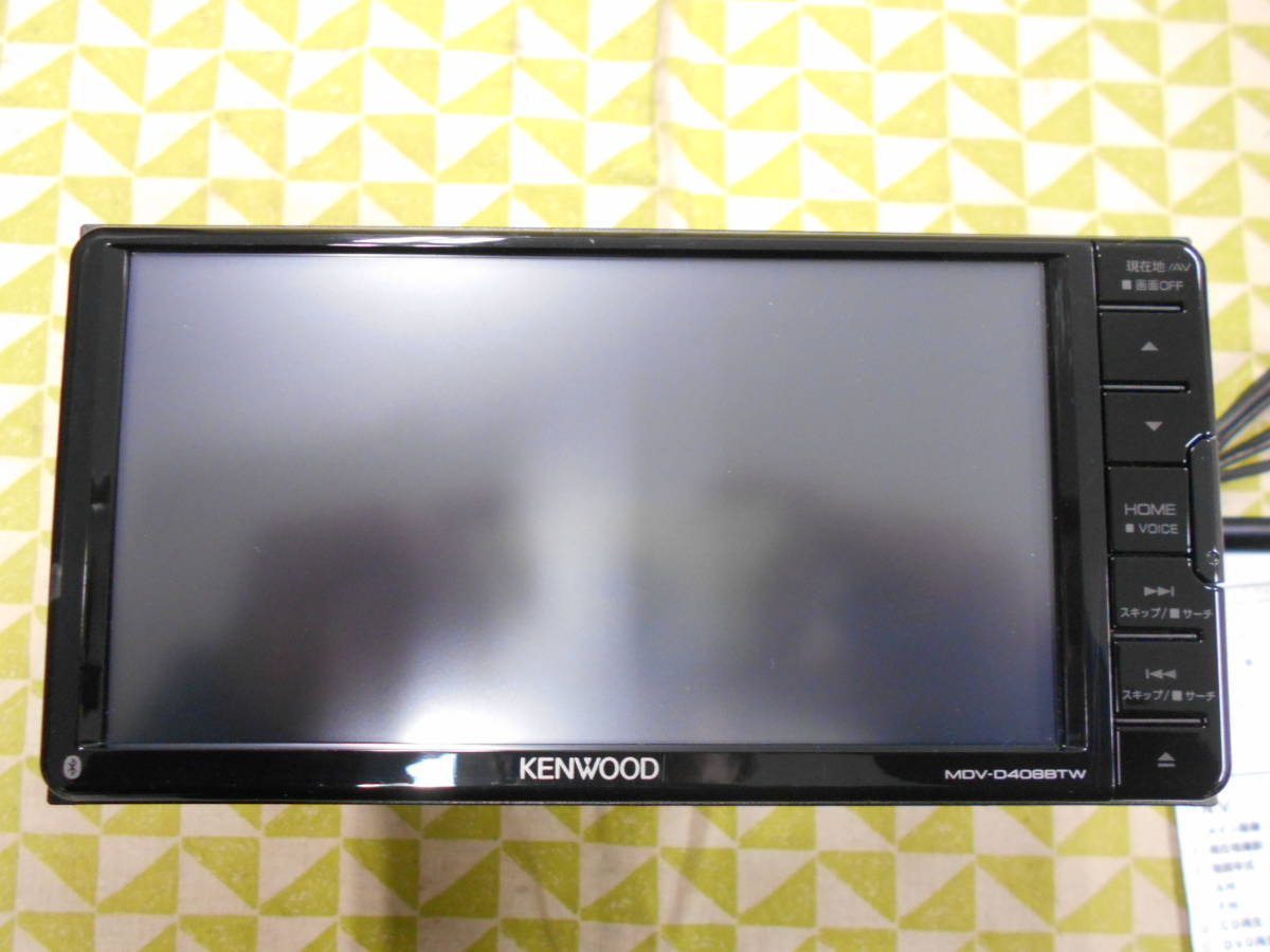 KENWOOD MDV-D408BTW 2022 カーナビ 2022年製 ケンウッド KENWOOD MDV