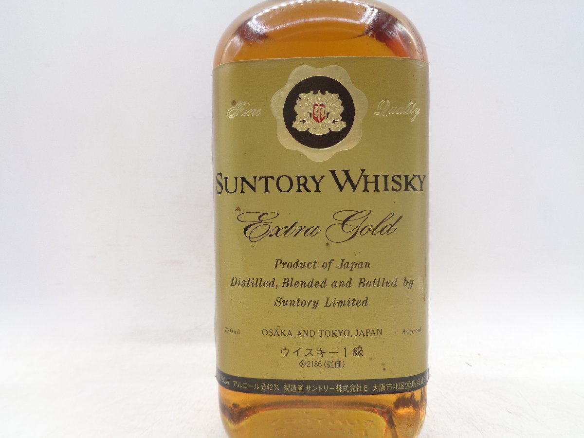 ⭐️希少　【未開封】Suntory Extra Gold ウイスキー 720ml SUNTORY WHISKY EXTRA GOLD サントリー ウイスキー エクストラ
