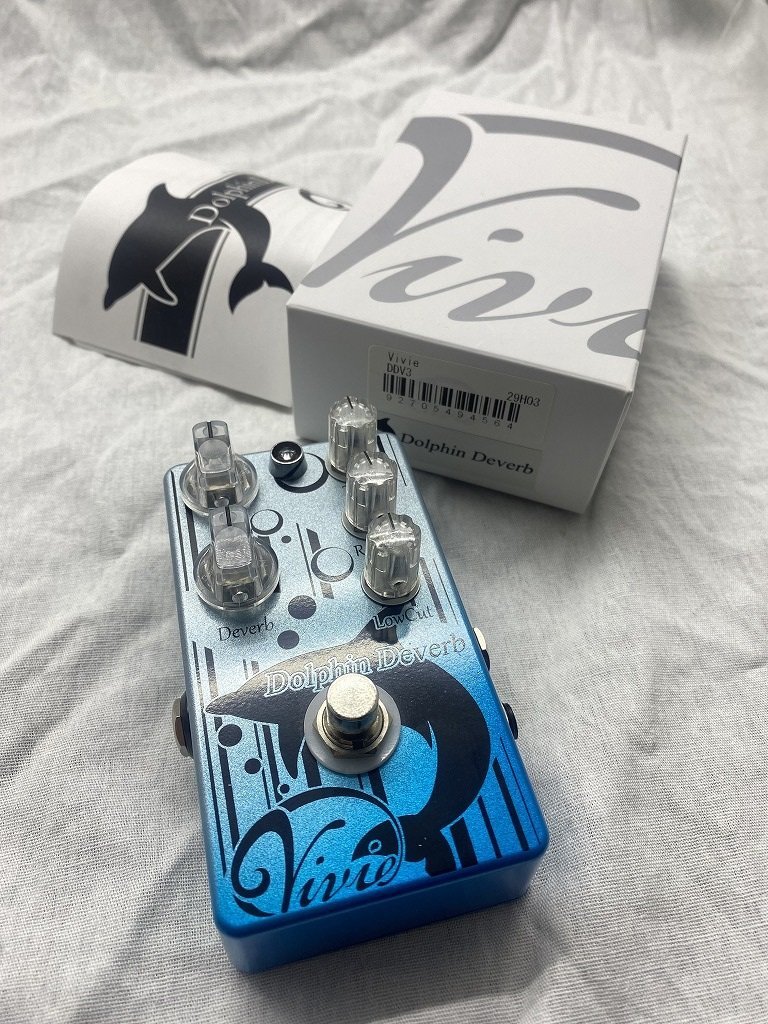 ■展示級【Vivie AmbientDelayReverb アンビエント・ディレイリバーブ DolphinDeverb DDV3 空間エフェクト 箱 保証書付き】SH-15499_1