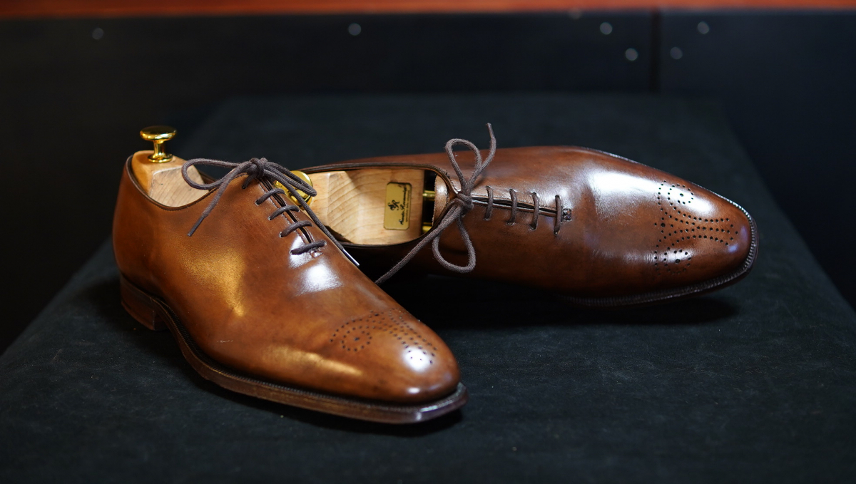 ☆送料無料☆英国製☆旧ロゴ クロケットジョーンズ☆Hoy UK6/G クロケットジョーンズ◇Crockett&Jones◇WEYMOUTH◇6.5E◇24.5～25