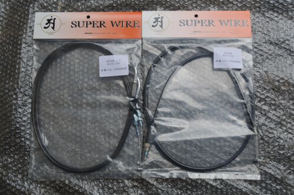 新品 CB750K Four アクセル クラッチワイヤー STD セット K1 K2 K3 K4 K5 K6