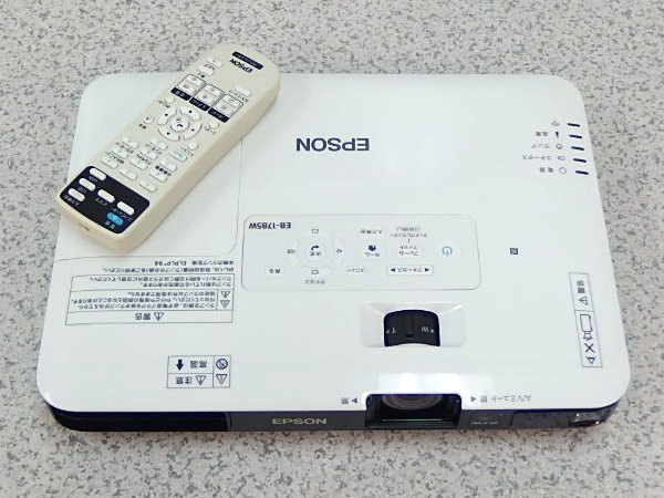 【美品】EPSON EB-1785W プロジェクター ランプ点灯時間0時間 □β EPSON プロジェクター プロジェクターEB-1785Wランプ点灯時間