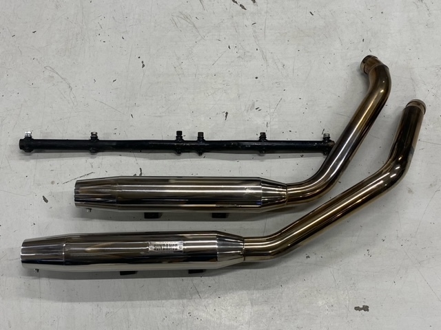 サンダンスマフラー エボ ソフテイル LowRider Headers” 2-into-1