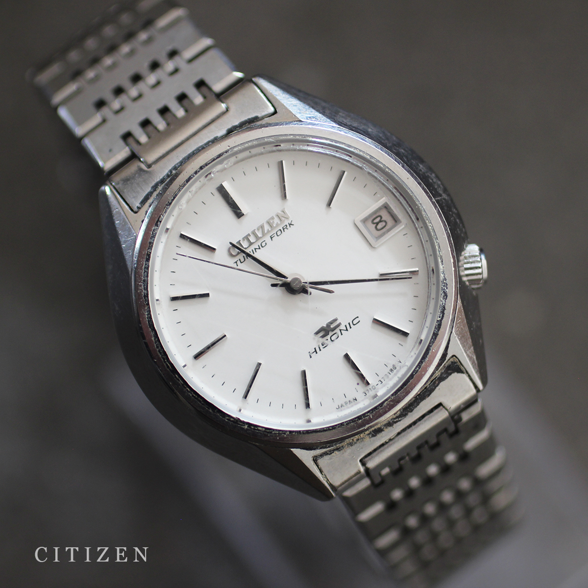シチズン　ハイソニック　チューニングフォーク　CITIZEN メンズ腕時計　稼働 シチズン CITIZEN ハイソニック Yahoo!オークション HISONIC