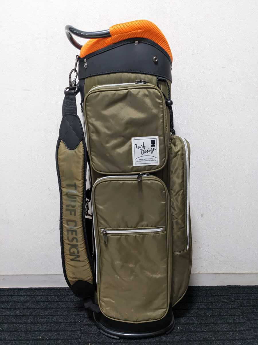 TURF キャディバッグ DESIGN TURFDESIGN フード無し ゴルフ ターフ