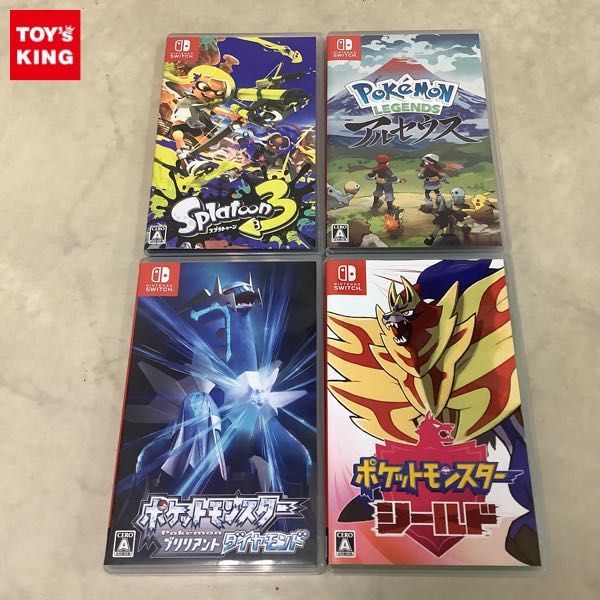 1円〜 Nintendo Switch ソフト ポケットモンスター シールド スプラ