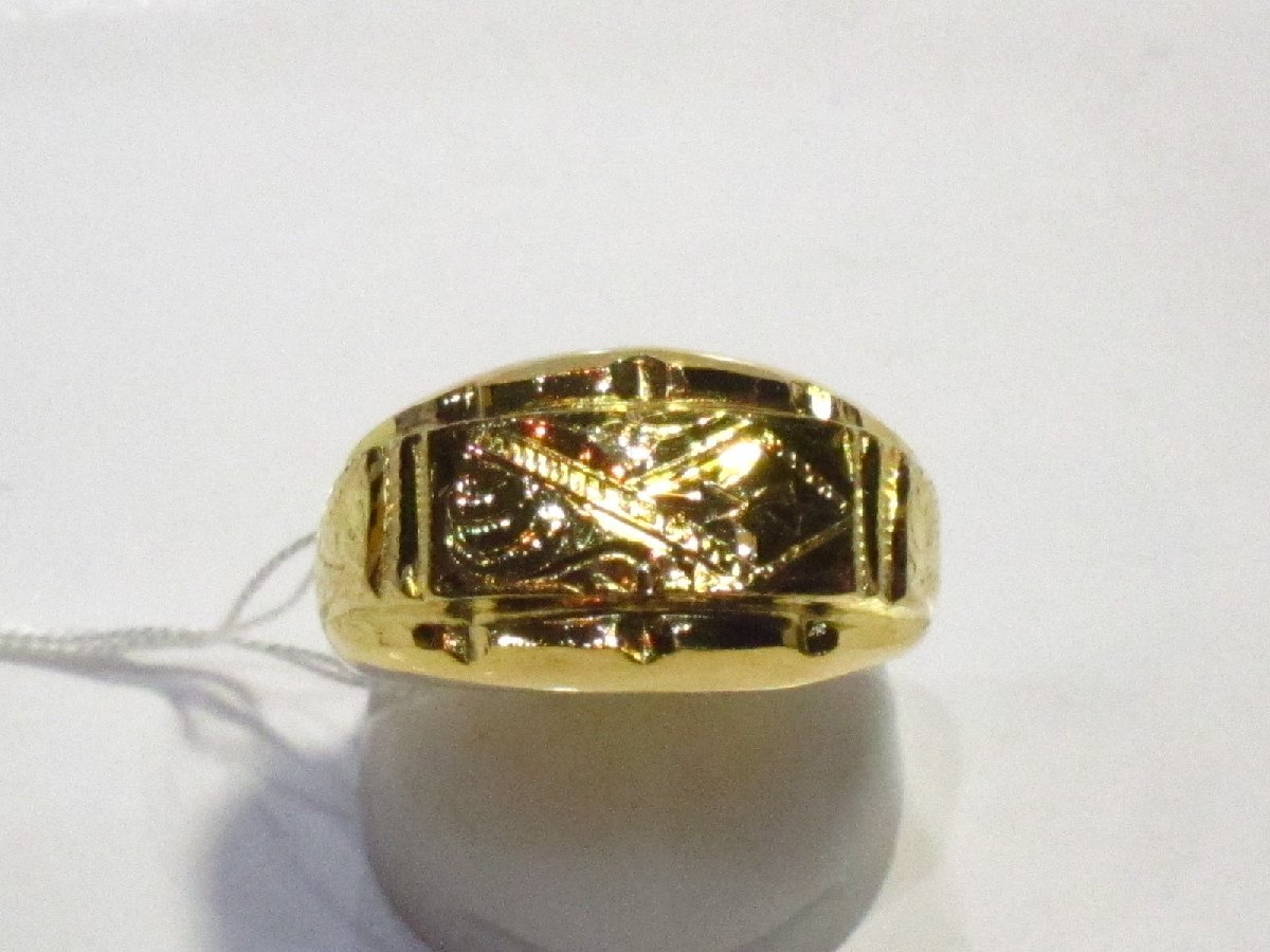 ★稀少品■指輪■即決■K２３■７．４ｇ■１８号■中古品■