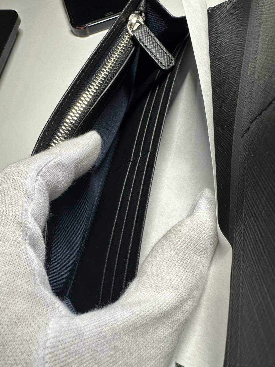 ★新品未使用品 ★ agnes b レザー長財布 ブラック アニエスベー 定価28，600円