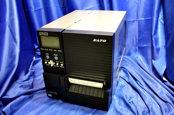 SATO/ サトー　バーコード ラベルプリンター 【SR408+CT-2/LAN接続/カッター機能搭載】 43216Y
