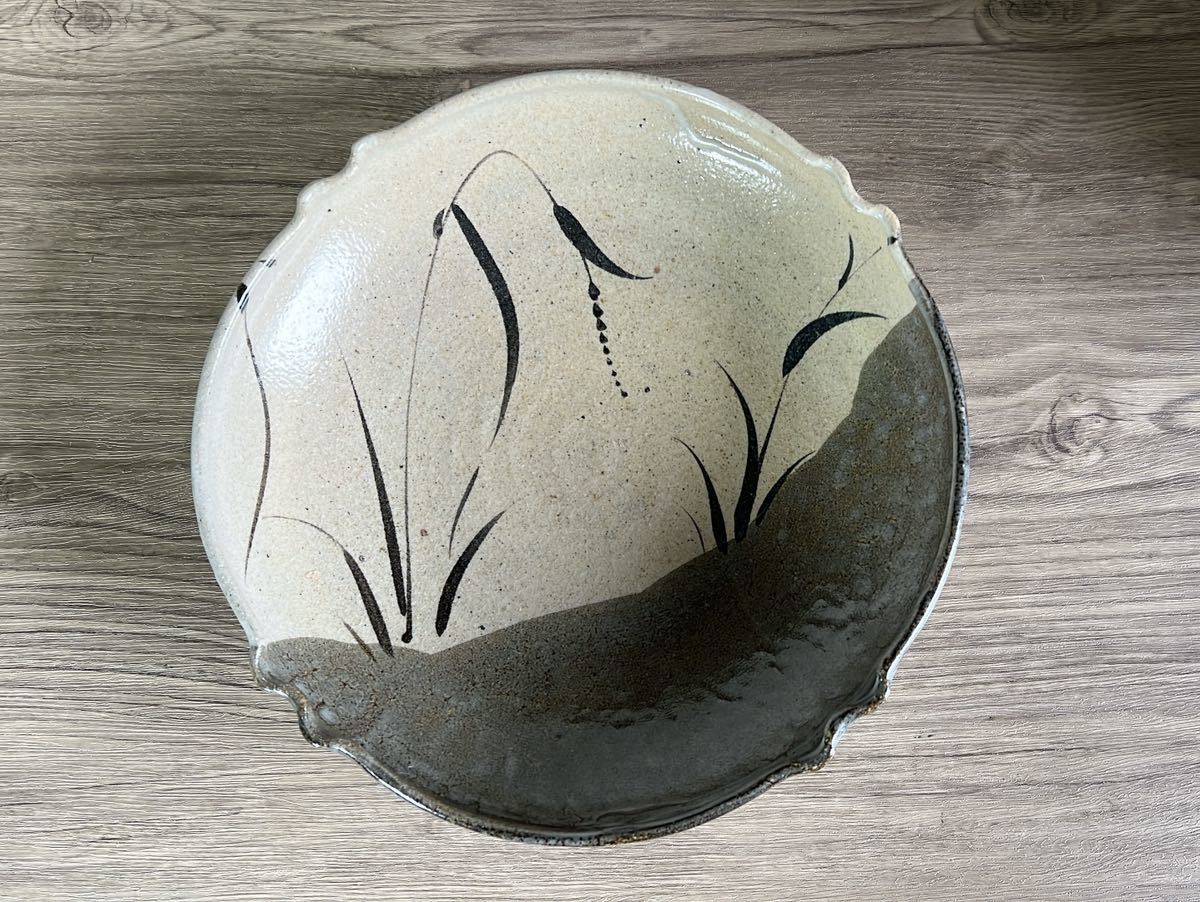 定番人気，最新作 【SAG】川瀬満之 色絵菱文水指 共箱 共布 栞 茶道具
