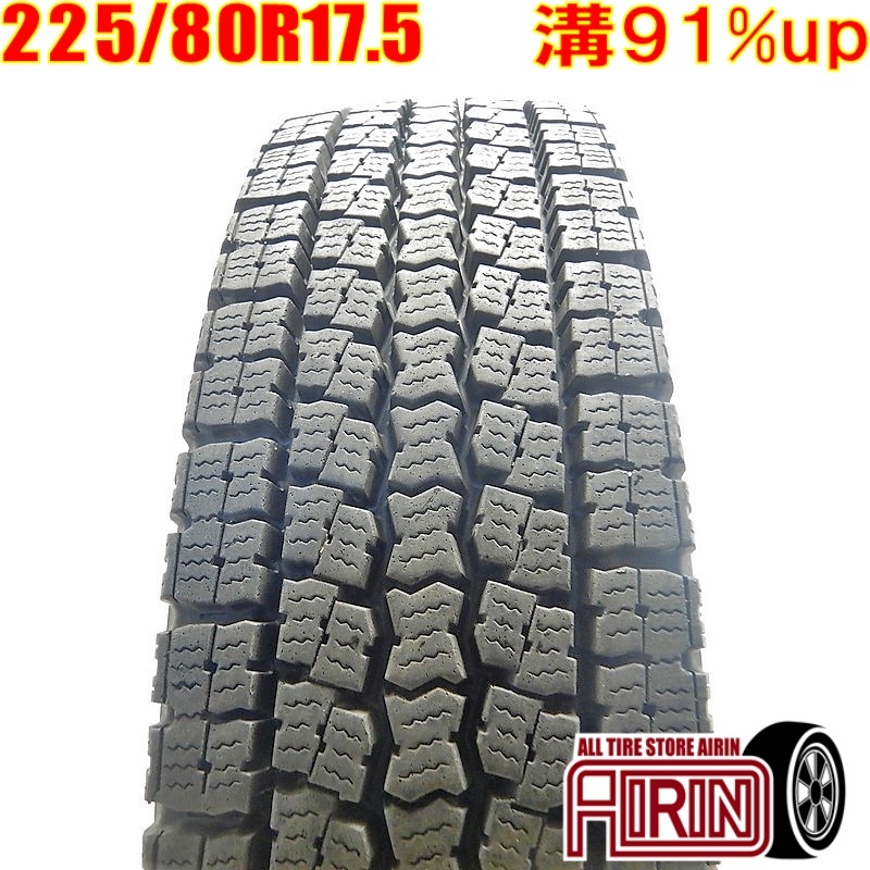 中古タイヤ 225/80R17.5 123/122L TOYO M919 スタッドレスタイヤ 1本単品 レンジャー ファイター など 3トン4トン 車に 中古 17.5インチ