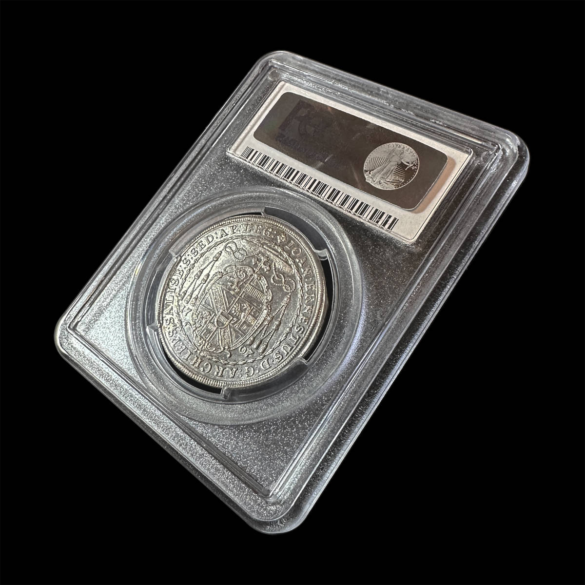 神聖ローマ帝国 ザルツブルク ターラー銀貨 PCGS鑑定済み AU