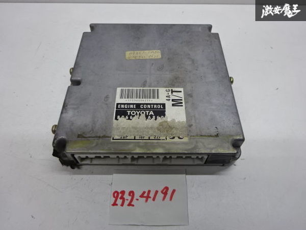 保証付 トヨタ 純正 AE111 カローラ レビン 後期 6MT 4AG エンジン 
